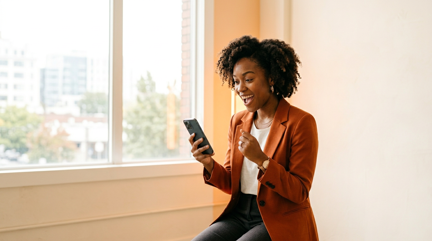 Candidate browsing careers site